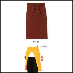 モンブラン 【兼用サロンエプロン】 エプロン ショート ロング ミドル カフェ ソムリエ サロン ギャルソン 調理 フォーマル 前掛け 業務用 男性用 ユニフォーム スタッフ 居酒屋 飲食店 9-421