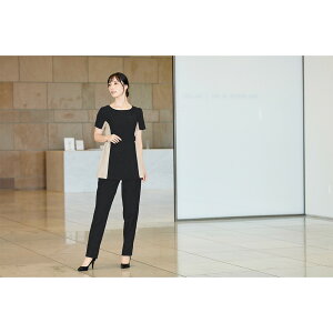 en joie アンジョア チュニック レディース ユニフォーム オフィス 制服 事務服 受付 コンパニオン ショールーム かわいい クリニック 42055 宅配のみ