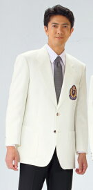 カラー ブレザー　男子 メンズ　白 ホワイト250 緑 グリーン262 シルバーボタン ジャケット　ゴルフ クラブ 活動 サークル 吹奏楽 制服 愛好会　おすすめ ピッタリ 送料無料　※ワッペンは別売りです