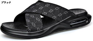 夏用 ビーチサンダル メンズ 厚底 防滑 スリッパ アウトドア 通気 速乾 カジュアル 軽量 コンフォート スリッポン 男性用 室内履き 撥水