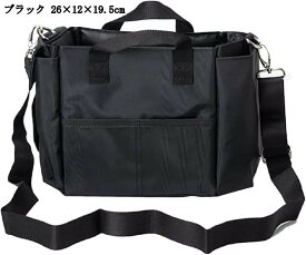 大容量化粧ポーチ ヘアメイクバッグ スタジオバッグ 現場バッグ 美容用品収納手あげ付き 肩掛けポケット多数