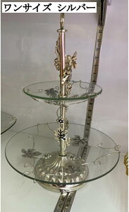 透明ガラス 2段 デザートスタンド 欧風 ケーキスタンド アフタヌーンティー お菓子 ディスプレイ 陳列台 収納ホルダー 結婚式 パーティー ホーム コンパクト 金色