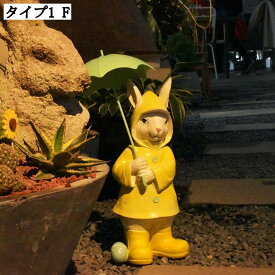 兎の置物 樹脂製 インテリア雑貨 北欧風 ウサギの彫像 可愛い 家庭用 ガーデン装飾 リアルデザイン 大型 お祝い プレゼント ギフト 屋外用 デコレーション おきもの アニマルオブジェ かわいい 風景彫刻 園芸雑貨 ガーデニング用品