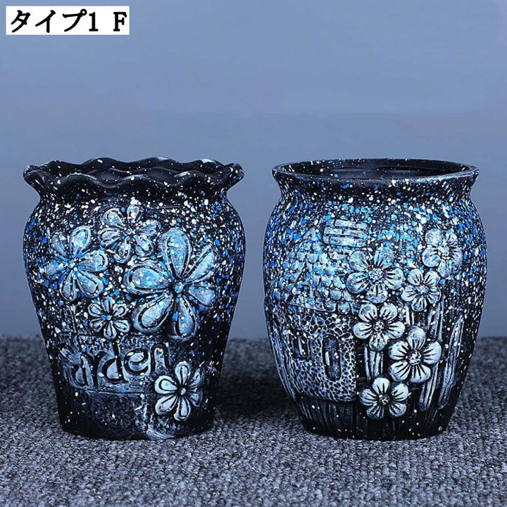 楽天市場】小型植木鉢 排水孔付き プランター ハーブ鉢 花鉢 多肉鉢 