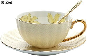 ボーンチャイナ ティーカップ&ソーサー セット おしゃれ コーヒーカップ 来客用 結婚式 クリスマス プレゼント ギフト 可愛い 1客