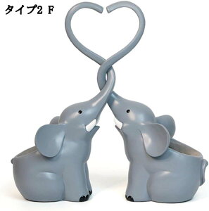 多肉植物の鉢 象のオブジェ 北欧風 室内用プランター おしゃれな植木鉢 観葉植物鉢 サボテン鉢 インテリア 雰囲気アップ アンティークタイプ 排水孔付き 可愛い フラワーポット 割れにくい