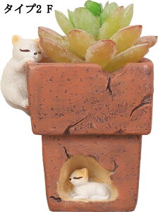 かわいい多肉植物プランター おしゃれなカントリースタイル ガーデンオブジェ インテリア雑貨 ガーデニング雑貨 植物用プランター ミニサイズ 植木鉢 サボテン用 プランター 屋内外用 置