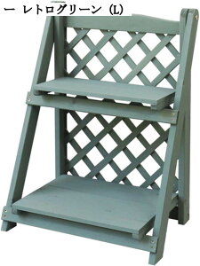 フラワースタンド ガーデンラック 折りたたみ プランタースタンド スリム 木製 収納棚 花台 植木鉢 室内 室外 キャンプ用品 二層