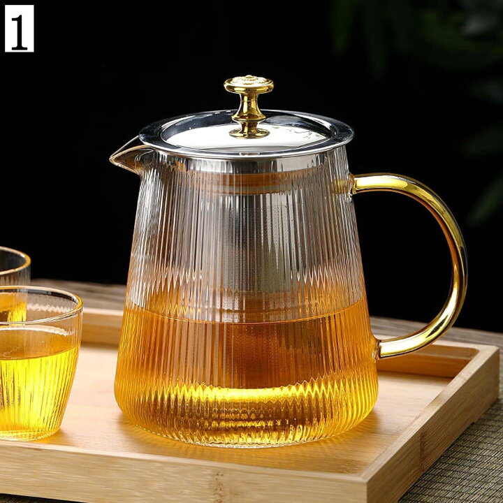 楽天市場】大容量 ガラス ティー急須 耐熱 500ml ホット コーヒー 紅茶 