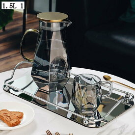 おしゃれ ティーポット ガラス製 直火不可 1.5L 耐熱ガラス 軽量 急須 紅茶ポット お茶用品 ティーウェア 卓上 道具 茶器 クリアティーポット 可愛い 高級 大容量 飲食店 業務用 フルーツティー リーフティー 花茶 工芸茶 02