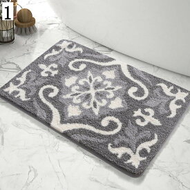 足ふきマット マイクロファイバー 花柄 ふわっと手触り 速乾 吸水 スベリ止め 丸洗い 浴室バスマット 柔軟 引越し 足拭きマット ドアマット 40*60cm 耐久性 ふわふわ 暖かい 洗える 風呂マット 抗菌 消臭 無地 玄関 ソフトマット お風呂