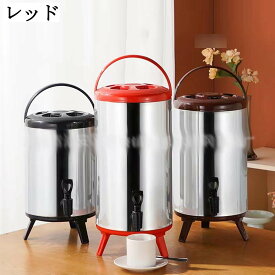 保温ジャグ ステンレス製 保冷ジャグ アウトドア用 大容量 6L 8L 10L 12L 家庭用 業務用 カフェ ブラック レッド