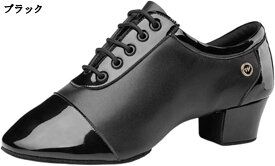 レザー 社交ダンスシューズ エナメル ダンスシューズ スプライス こども用 本革素材 レディース メンズ レースアップ スエード底 通気性 踊りやすい 幅広 コンサート用シューズ