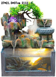 リビングルーム インテリア 卓上噴水 4層 置物 風水 加湿器 癒しグッズ リラックス おしゃれ オフィス 家の装飾 瞑想 ヨガ プレゼント ギフト 商売繁盛