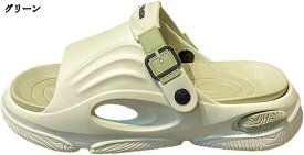 厚底サンダル 2WAY 外履きスリッパ EVA メンズ ルームスリッパ シャワーサンダル 滑りにくい 耐摩耗 走れる 衝撃緩和 水陸両用 軽量 柔軟性 夏靴