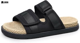 サンダル 外履きスリッパ ストラップ メンズ ルームシューズ シャワーサンダル 滑らない 耐久 安定感 水陸両用 排水 履きやすい 柔軟 夏靴 コンフォート 海辺 ビーチ