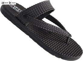 ビーチサンダル メンズ 切り替え フリップフロップ トングサンダル 素足ok 外履き 海辺 川遊び 戸外 旅行 耐摩耗 快適 滑りにくい 歩きやすい 透気性 クッション