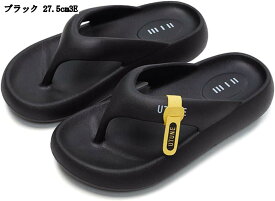 トングサンダル メンズ 厚底5CM EVA ビーチサンダル 水切り シャワーシューズ 鼻緒付き 水陸両用 室内履き 外履き 夏 柔らかい 超軽量 男女兼用 リゾート 海
