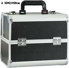 コスメ収納ボックス メイクケース 折り畳み式 3層 コンパクト 化粧品入れ 持ち運び 整理 小物収納 旅行 防錆 密閉 大号