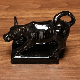 風水 牛 置物 金運アップ 開運グッズ 商売繁盛 厄除け お守り 干支飾り 丑 玄関 インテリア リビング オフィス 新築祝い 引っ越し祝い 贈り物 セラミック 動物 本物そっくり 多種類 (サイズ/カラー)