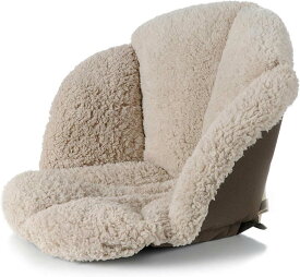 ボア座布団 チェアクッション 背もたれ 低反発 厚手 チェアパッド マイクロファイバー 座り心地抜群 体圧分散 59*38*38cm 大きめ 持ち運び 洗えるカバー ザブトン ホーム ベッド 読書 腰当て テレビ枕