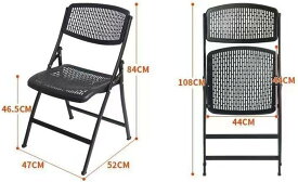 折りたたみ椅子 メッシュオフィスチェア 通気性 背もたれ付き パイプイス 軽量 コンパクト収納 滑り止めゴム足 簡単組立 トレーニングルーム 会議用 ビジネスイベント 客用用 事務室用