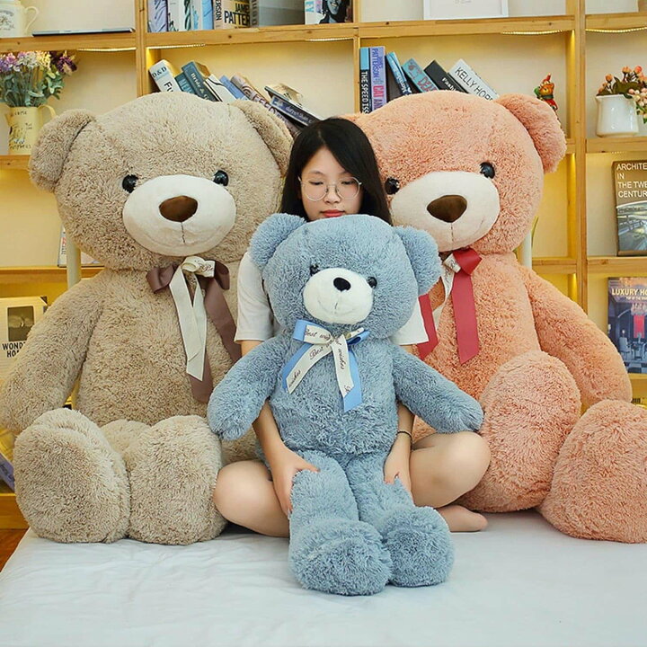 楽天市場】巨大テディベア ぬいぐるみ 添い寝枕 アニマル 抱き枕 