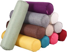 ロングまくら 円柱型 だきまくら ボルスタークッション 無地 背当て 足枕 体圧分散 マタニティ枕 横向き寝 快眠グッズ 多機能 円筒枕 在宅勤務 車用 カバー取り外し可能 ギフト 15x40cm 15x60cm 20x80cm 20x100cm