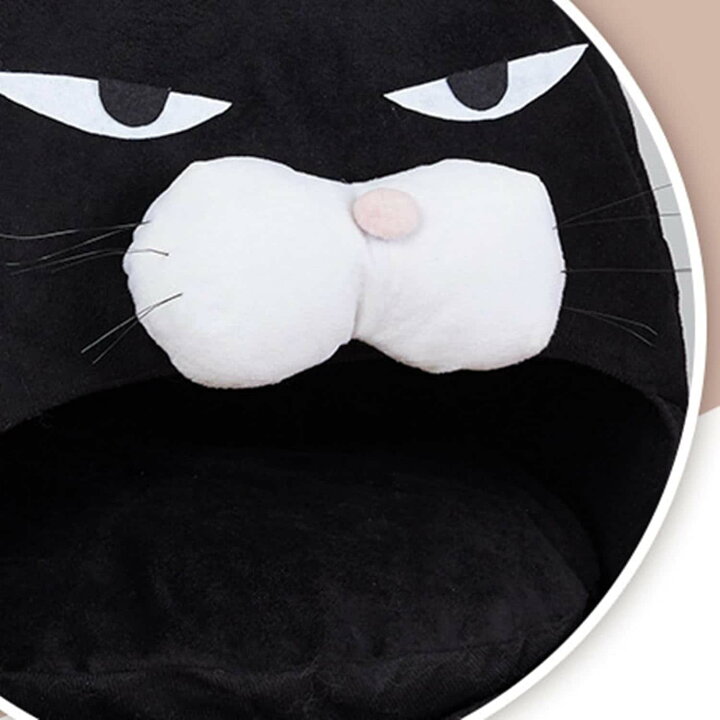 楽天市場】ドーム型ペットベッド おもちゃ付き 黒猫デザイン  