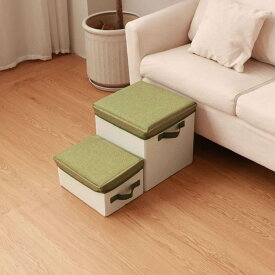 ペットステップ ドッグステップ 収納 猫犬用 踏み台 2段 50*30*30cm 折りたたみ 持ち運び簡単 子猫 短足種 中小型犬用 ケガ犬 老犬介護 滑り止め 3段 70*30*30cm