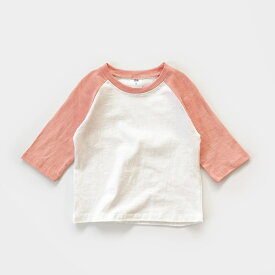 [ラグラン袖 七分丈スリーブ tシャツ ラウンドネック カットソー シンプル 7分丈 七分袖 男の子 女の子 トップス 全6色 90-140cm] 子供服 韓国子供服 韓国服 キッズ 子供 こども 子ども 通園 通学 保育園 幼稚園 90cm 100cm 110cm 120cm 130cm 140cm ≪再入荷☆2024夏≫