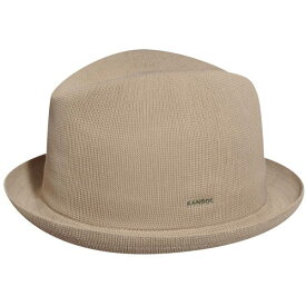 KANGOL カンゴール メンズ 男性 Tropic Player フェドラ フェドラハット 中折れハット | 夏 帽子 夏用 大きいサイズ UV メッシュ キャップ XL 大きめ ハイ ブランド アウトドア 汗 折りたたみ 日よけ 収納