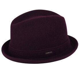 KANGOL カンゴール メンズ 男性 Wool Player フェドラ フェドラハット 中折れハット | 夏 帽子 夏用 大きいサイズ UV メッシュ キャップ XL 大きめ ハイ ブランド アウトドア 汗 折りたたみ 日よけ 収納