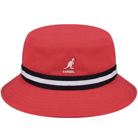 KANGOL カンゴール メンズ 男性 Stripe Lahinch バケットハット サファリハット | 夏 帽子 夏用 大きいサイズ UV メッシュ キャップ XL 大きめ ハイ ブランド アウトドア 汗 折りたたみ 日よけ 収納