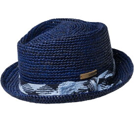 KANGOL カンゴール メンズ 男性 Knot トリルビー トリルビー 中折れハット ストローハット | 夏 帽子 夏用 大きいサイズ UV メッシュ キャップ XL 大きめ ハイ ブランド アウトドア 汗 折りたたみ 日よけ 収納