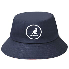 KANGOL カンゴール メンズ 男性 Cotton Bucket バケットハット サファリハット | 夏 帽子 夏用 大きいサイズ UV メッシュ キャップ XL 大きめ ハイ ブランド アウトドア 汗 折りたたみ 日よけ 収納