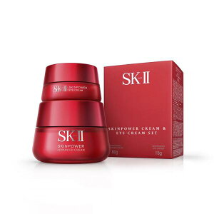 yzSK-II XLp[ N[ACN[ Zbgi80g{15gj Sk-II - Skinpower Cream & Eye Cream Set (80g+15g)