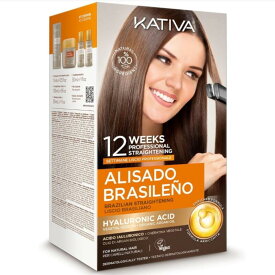 【送料無料】Kativa カティバ - アリサド・ブラジレーニョ ブラジリアン ストレートニング キット Kativa - Alisado Brasileno Brazilian Straightening Kit