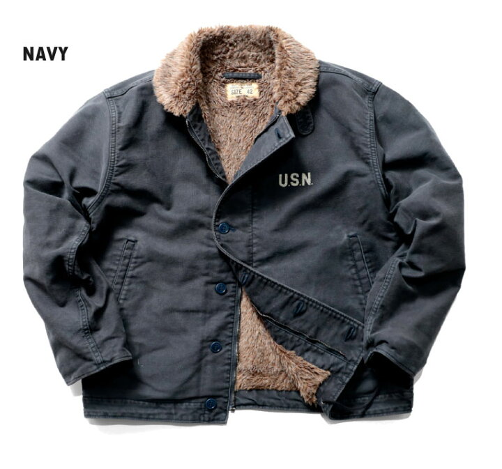 楽天市場】HOUSTON / ヒューストン 5n-1dy N-1 DECK JACKET OVER DYE 