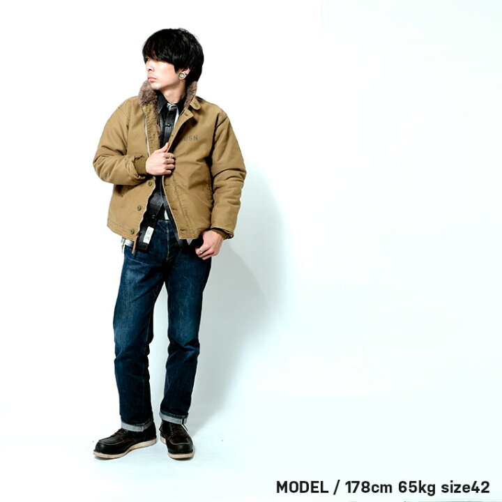 楽天市場】HOUSTON / ヒューストン 5n-1dy N-1 DECK JACKET OVER DYE 