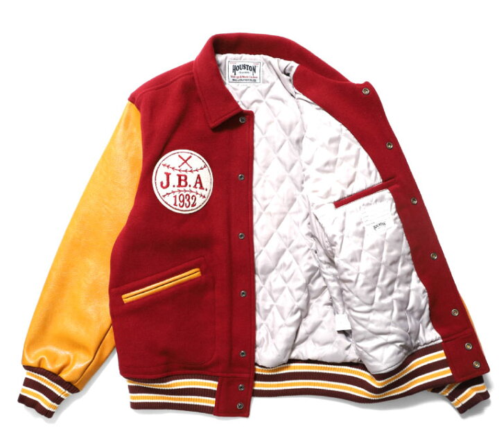 楽天市場】HOUSTON / ヒューストン 51191 MELTON AWARD JACKET(INDIANS 