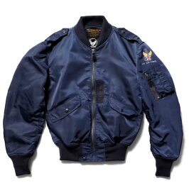 HOUSTON / ヒューストン 5L-2AX L-2A FLIGHT JACKET / L-2A フライトジャケット -全1色- MILITARY ミリタリー メンズ 大きいサイズ ナイロン アウター ブルゾン ライトゾーン エアフォース L2A おしゃれ 定番 パイロット リサイズ[5L-2AX]