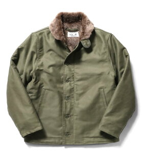 HOUSTON / �q���[�X�g�� 5N-1XP N-1 DECK JACKET - TIGHT model -(PLAIN type)/N-1�f�b�L�W���P�b�g-�^�C�g���f��-(���n) -�S3�F- ���{�� �A�E�^�[ made in japan �{�A �o�C�J�[ �~���^���[ MILITARY �����Y �傫���T�C�Y