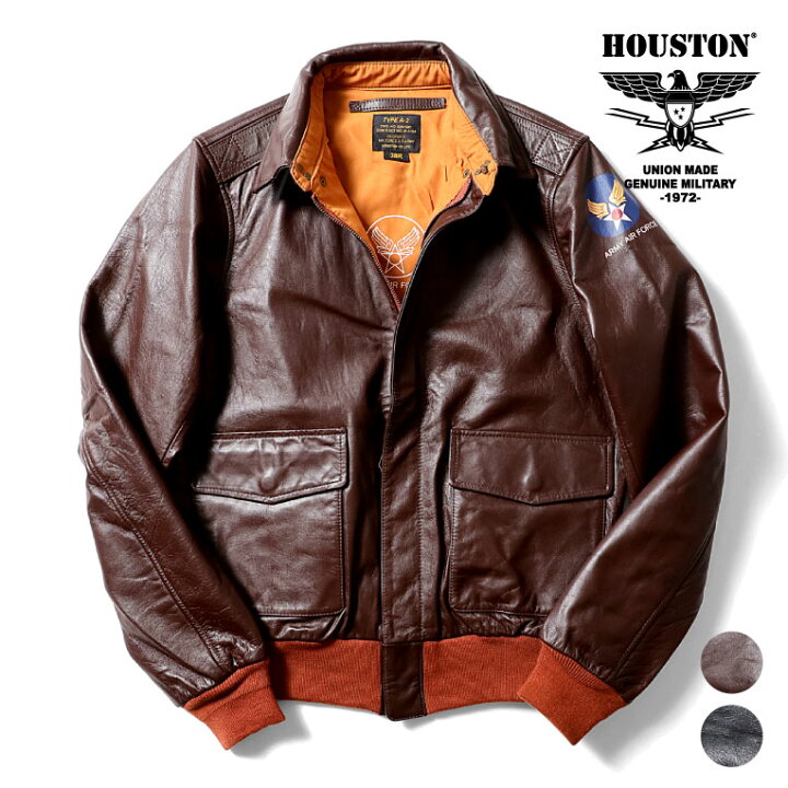 楽天市場】HOUSTON / ヒューストン 8173 A-2 LEATHER JACKET / A-2  