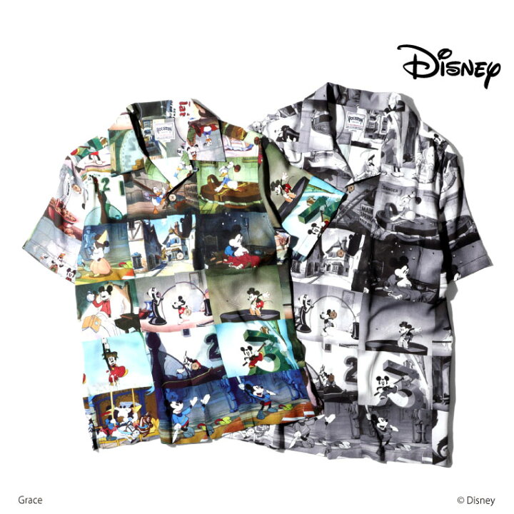 楽天市場】HOUSTON / ヒューストン 41039 DISNEY ALOHA SHIRT (PHOTO 