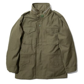 HOUSTON / ヒューストン 50815 M-65 JACKET with LINER / M-65 ジャケット ライナー付き -全2色- ミリタリー MILITARY m65 3WAY フィールドジャケット キルティング フード 立襟 メンズ レディース 大きいサイズ ゆったり 秋冬 無地 US規格 FIELD スタンドカラー[50815]