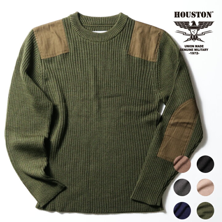 楽天市場】HOUSTON / ヒューストン 2160 COMMAND SWEATER / コマンド 