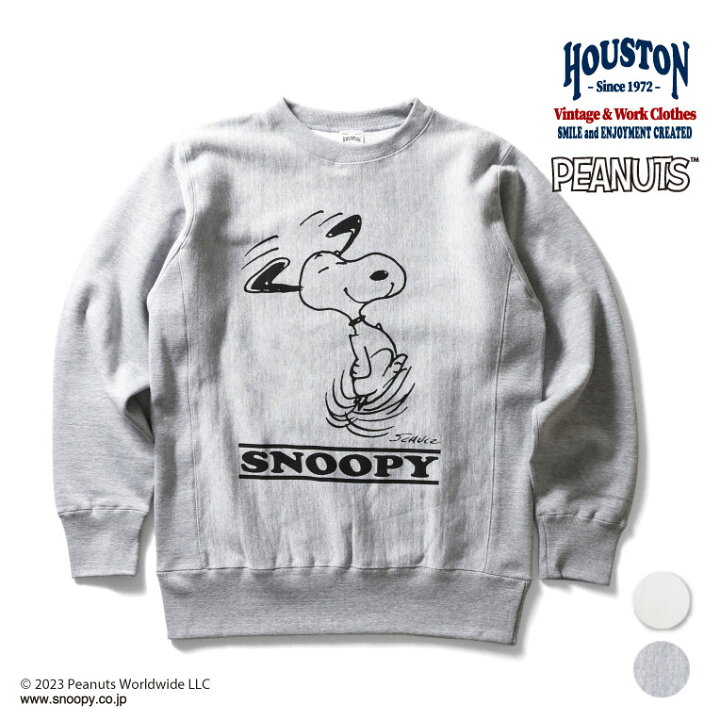 楽天市場】HOUSTON / ヒューストン 22168 × PEANUTS R/W PRINT SWEAT 