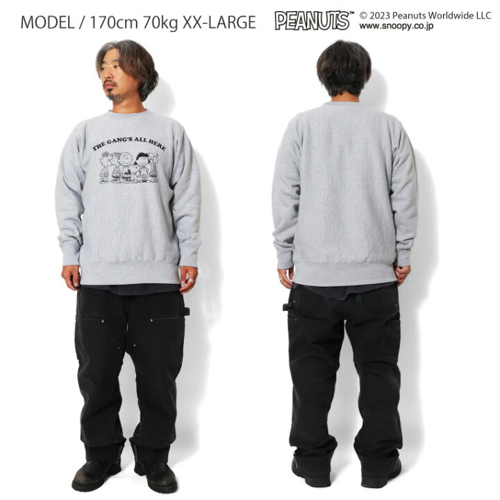楽天市場】HOUSTON / ヒューストン 22169 × PEANUTS R/W PRINT SWEAT 