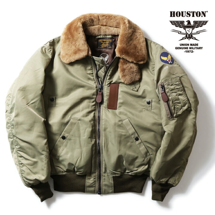 楽天市場】HOUSTON / ヒューストン 5001C B-15B FLIGHT JACKET / B-15B 